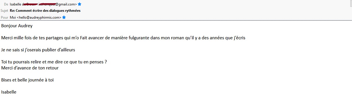 temoignage isabelle