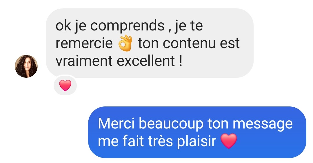 ton contenu est excellent